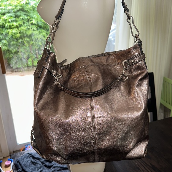 Coach Handbags - Metallic coach purse